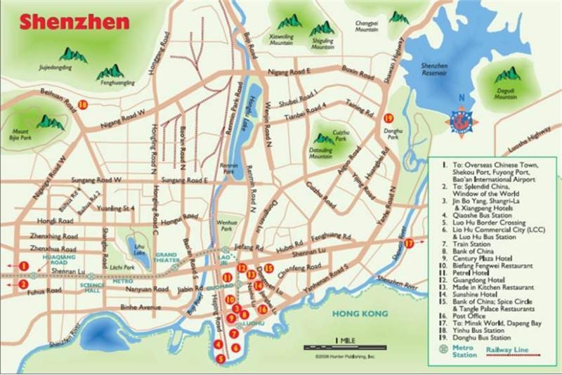 ramani ya Shenzhen ununuzi